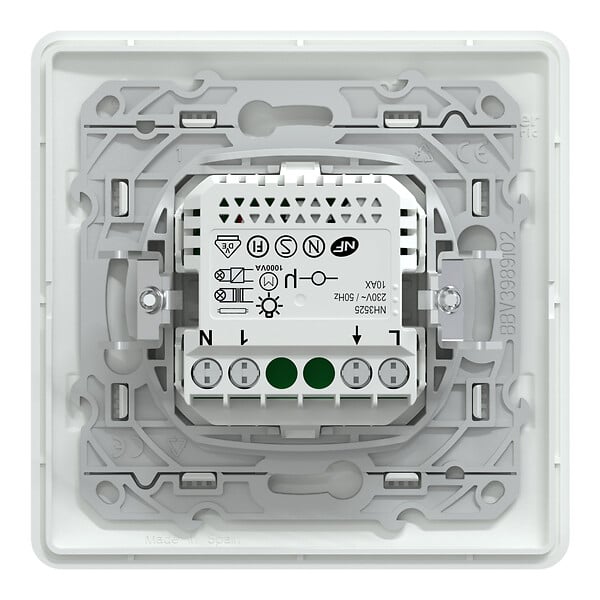 SCHNEIDER ELECTRIC - Détecteur présence mouvement Ovalis - Blanc - 3 fils - large