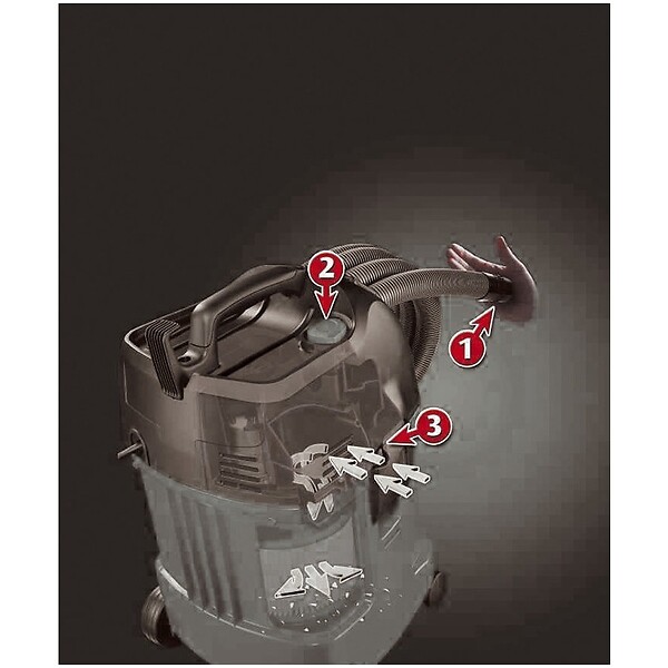 SIDAMO - Aspirateur eau et poussières 1250W cuve polyéthylène Sidamo DCP 25  20405020 - large