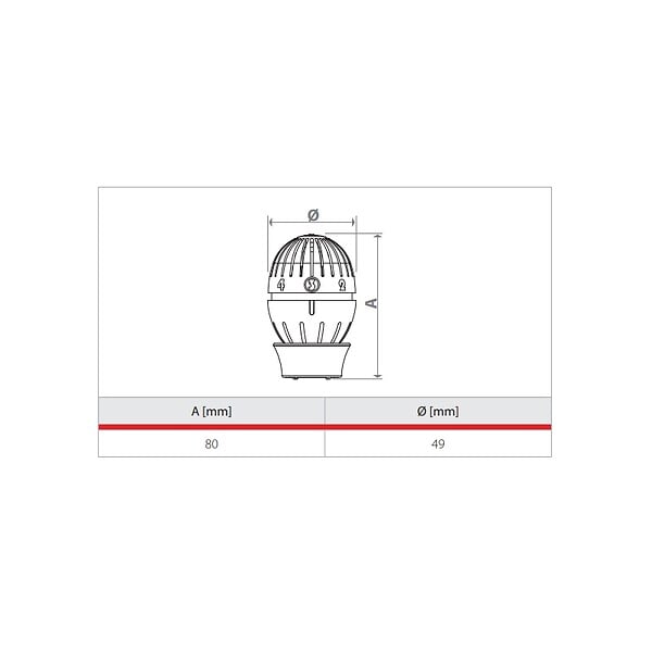 GIACOMINI - Tête thermostatique à bulbe liquide R470 Giacomini  R470X001 - large