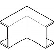 OBO BETTERMANN - Angle extérieur MS 22X10mm REHAU 265786 - vignette