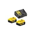 DEWALT - Perforateur SDS sansfil XR Dewalt DCH273P2 18 V  2 batteries 5 Ah  chargeur  TSTAK - vignette