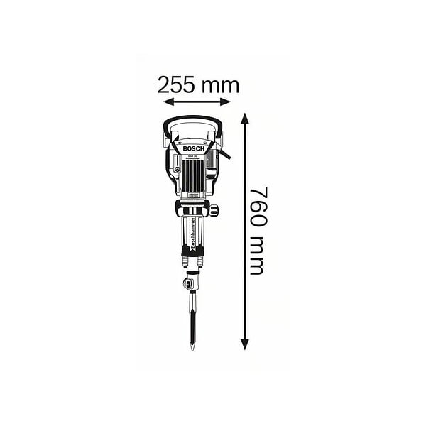 BOSCH - Marteau de Démolition BOSCH 0611335100 - GSH 16-30 - large