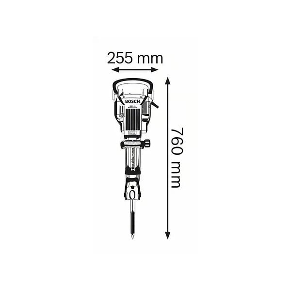 BOSCH - Brise-béton BOSCH GSH 16-28 Professional 1750 W - large