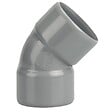 WAVIN - Coude PVC Wavin Femelle Femelle 45 Ø 75 - vignette
