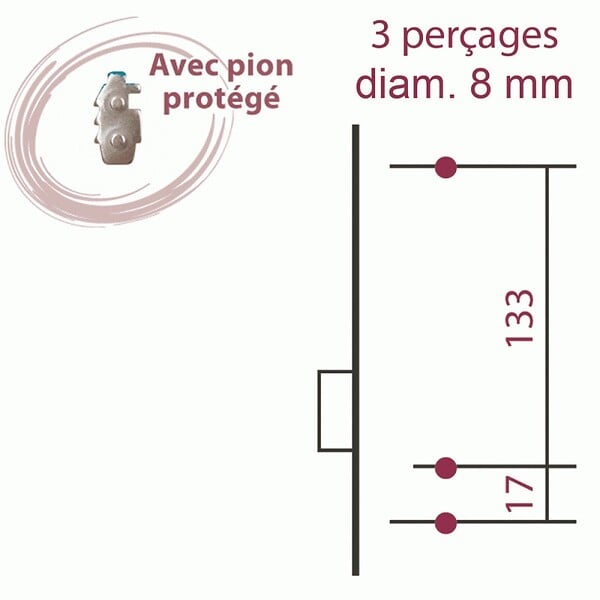 UNITECNIC - Verrou à code mécanique Unitecnic - large
