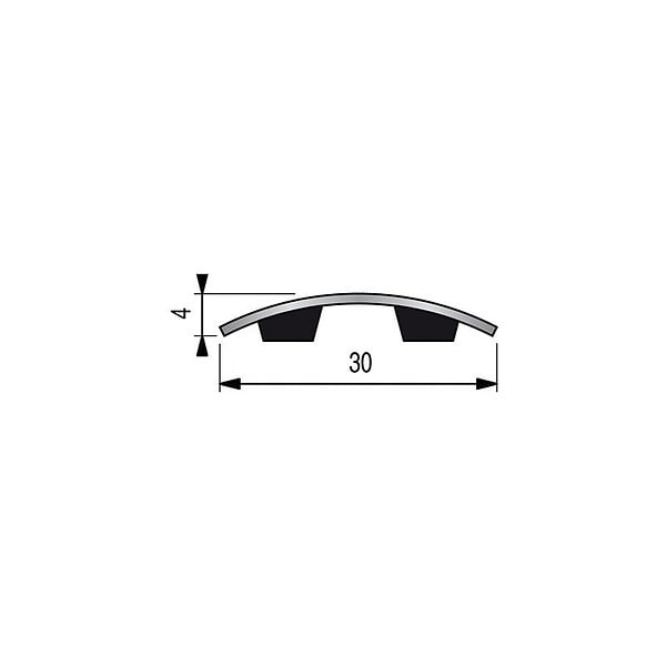 DINAC - Barre de seuil adhésive Dinac 083 m laiton poli  071133 - large