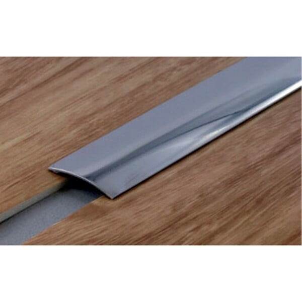 DINAC - Barre de seuil adhésive Dinac 073 m inox brillant  071223 - large