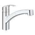GROHE - Eurosmart Mitigeur évier avec Douchette, Chrome (30305001) - vignette