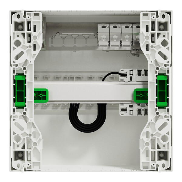 SCHNEIDER ELECTRIC - Coffret VDI 13 modules Resi9 - 4xRJ45 Cat6 - Grade 2TV - large