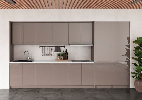 Porte avec tiroir de meuble de cuisine Ambre - l60xH70cm - large