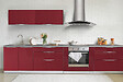 Fileur d'angle Nora - Rouge brillant - H.71xl.15cm - vignette