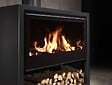PANADERO - Poêle à bois acier Allegro - Anthracite - 8.9kW - vignette