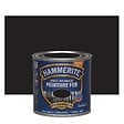 HAMMERITE - Peinture fer antirouille Direct sur Rouille - Noir - 0,25 L - vignette