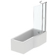 IDEAL STANDARD - IDEAL STANDARD Baignoire Connect air 170 X 80 avec Pare Bain avec volet asymétrique droite - vignette