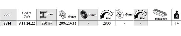 FEMI - Touret Diam 200mm 550W 33N Femi - large
