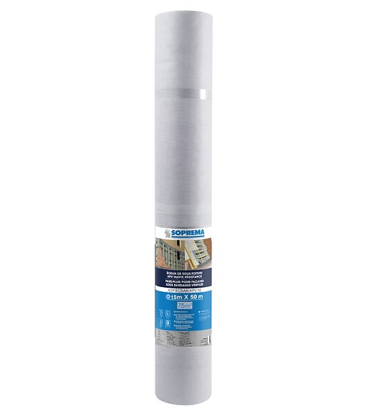 SOPREMA - Écran sous-toiture pare-pluie SOP'ECRAN+ HPV R2 - 75m² - large
