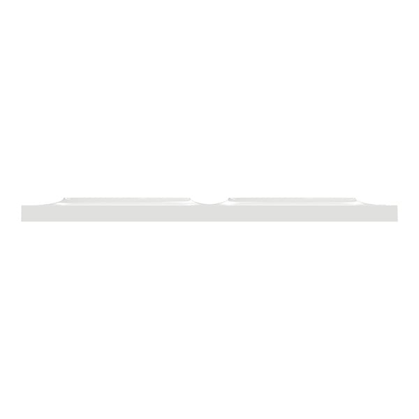 SCHNEIDER ELECTRIC - Plaque de finition - Odace Styl - Blanc - 2 postes - large