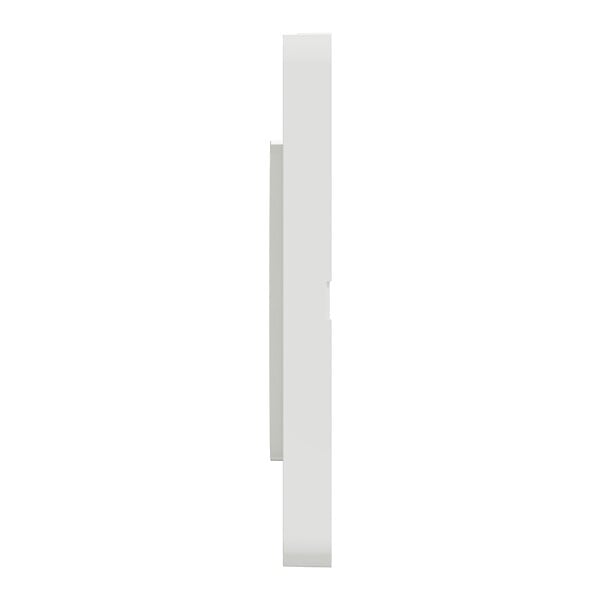 SCHNEIDER ELECTRIC - Plaque Odace Touch - Blanc 2 postes - Horizontal ou vertical - large