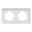 SCHNEIDER ELECTRIC - Plaque Odace Touch - Blanc 2 postes - Horizontal ou vertical - vignette