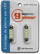 GOLMAR - lampe navette - led - bleue - bitron uak7076/102 - vignette