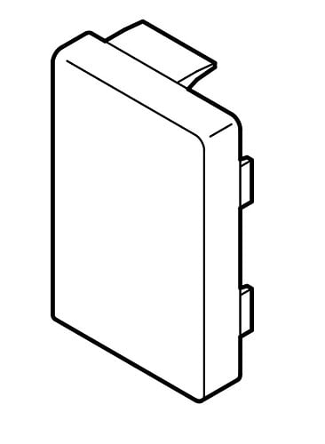 OBO BETTERMANN - Embout AX EMB3216 36x16x18mm blanc - OBO BETTERMANN - 6131282 - large