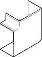 OBO BETTERMANN - Angle plat CLIDI 90X55mm - REHAU - 6132870 - vignette