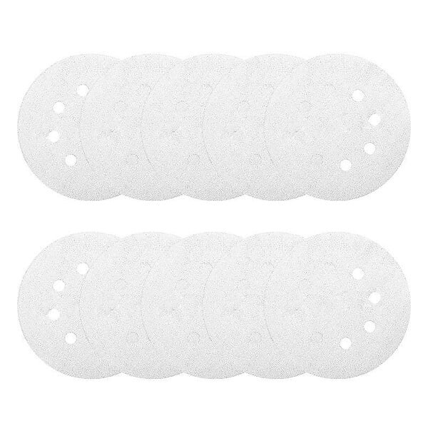 MAKITA - 10 Disques abrasifs MAKITA Ø 125 mm White Auto-agrippant avec 8 trous - large