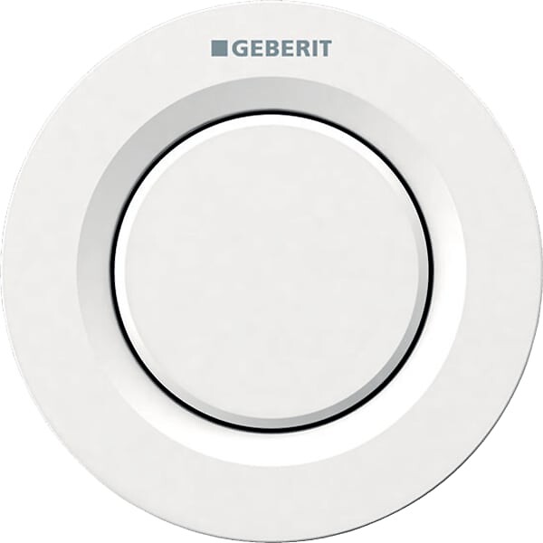 GEBERIT - Poussoir pneumatique à encastrer blanc brillant - GEBERIT - 116.040.11.1 - large