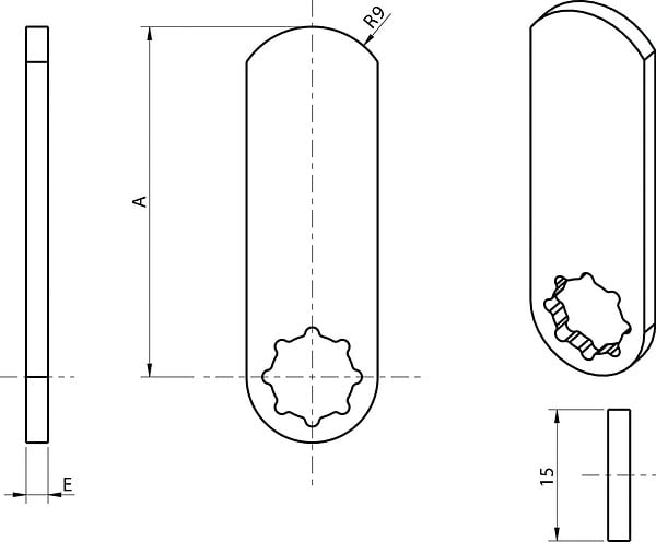 RONIS - Came plate 6629-03 - RONIS - 70217 - large