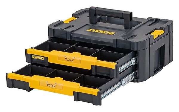 DEWALT - Coffret de Transport DEWALT T-Stak box IV 2 Tiroirs (DWST1-70706) - large