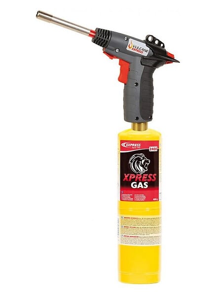 GUILBERT EXPRESS - Vulcane Express Solo Plomberie Sanitaire avec lance de brasage et cartouche PRO//MAX Guilbert Express - large