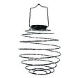 LUMISKY - Suspension solaire spirale ORION H37cm - vignette