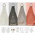 COTE STORE - Voile d'ombrage 5 x 3 m imperméable 220g/m² Haute densité - Tissu déperlant - Taupe cendré - vignette