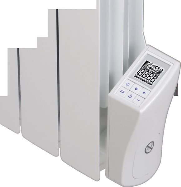 DELTACALOR - Radiateur électrique à inertie sèche Emaki - Blanc - 2000W - large