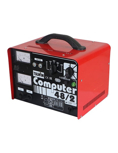 TELWIN - Chargeur de batterie PRO avec contrôle électronique 30A  6/12/24/36/48V Computer 48/2 Prof Telwin - large