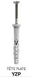 SCELL-IT - Scell-It - 100 pièces de cheville à  frapper nylon - inox A4 - tête plate à˜ 8 x 100 mm - A4-YZP8100-BC Scell-it - vignette