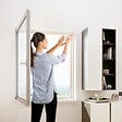 WINDHAGER - Tulle basique antimoustique - Anthracite - 100x100 cm - vignette