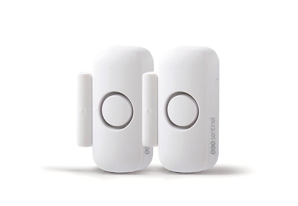 SCS SENTINEL - Détecteurs d'ouverture autonomes - Plastique - Blanc - 94 dB - large
