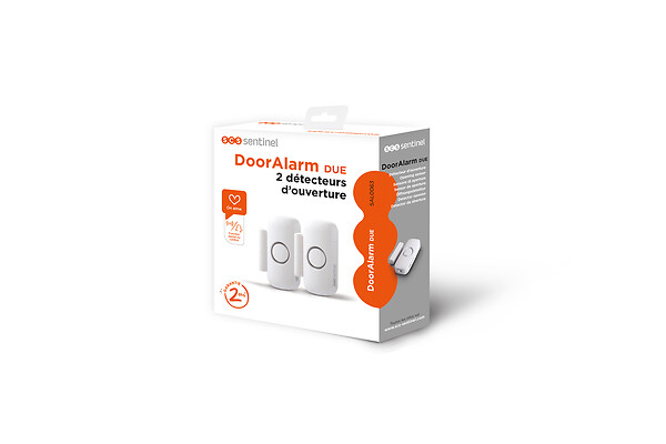 SCS SENTINEL - Détecteurs d'ouverture autonomes - Plastique - Blanc - 94 dB - large