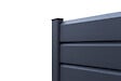ALTONA - Poteau départ mur PVC ADELE anthracite - 90 x 40 cm - vignette
