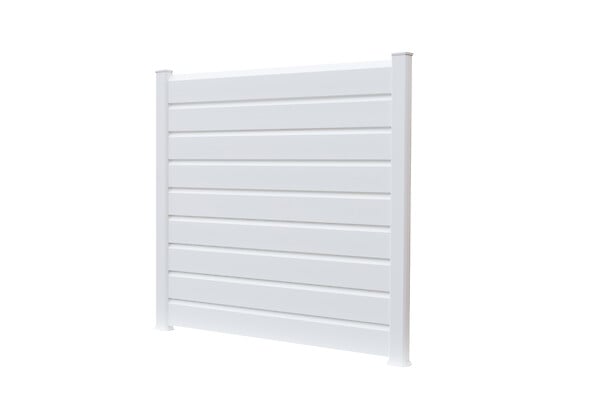 ALTONA - Poteau départ mur PVC ADELE blanc - H.2300xl.90xP.40mm - large