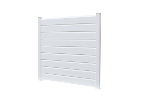 ALTONA - Embase poteau angle adele pvc  blanc - large