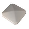 ALTONA - Chapeau poteau angle PVC ADELE blanc - vignette