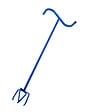 REVEX - Griffe de cultivateur rotative - Acier trempé - Guidon - vignette