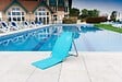 O'BEACH - Lot de 2 chaises dossiers de plage pliables - Dimensions : 45 x 163 x 44 cm - vignette
