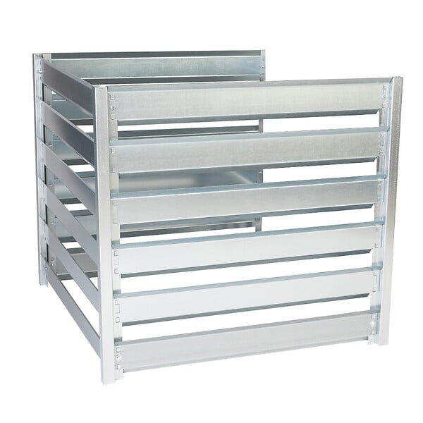 TIMBELA - Module d’extension pour le composteur Timbela M800 - 91 x 91 x H85 cm / 704L - Composteur De Jardin En Métal - Bac à compost M800A - large