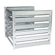 TIMBELA - Module d’extension pour le composteur Timbela M800 - 91 x 91 x H85 cm / 704L - Composteur De Jardin En Métal - Bac à compost M800A - vignette