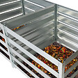 TIMBELA - Composteur + Module d’extension de Jardin Timbela M800 + M800A / 704L + 704L Composteur De Jardin En Métal - Bac à compost - vignette