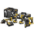 DEWALT - Pack 4 outils 18V XR (DCH273 + DCG405 + DCD796 + DCF887) + 3 batteries 5Ah + chargeur + coffret T-Stak - DEWALT - DCK422P3T-QW - vignette