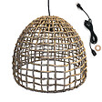 LUMISKY - Suspension Extérieure Jacinthe d'Eau Beige D50cm Câble 5m - vignette